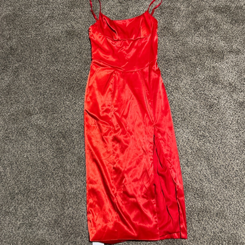 Red dress